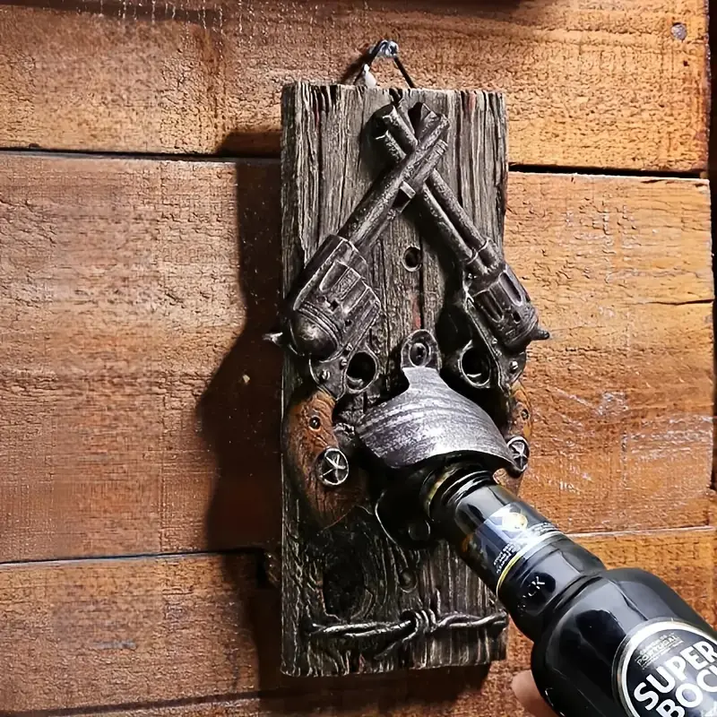 Double revolver bottle opener