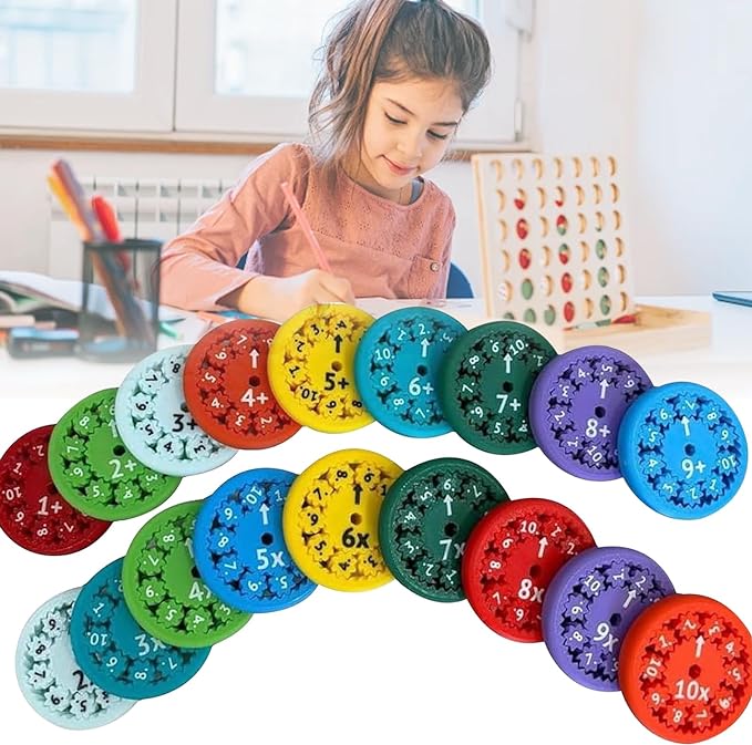 🔥Summer Hot Sale 49% OFF - Fun Children's Maths Arithmetic Knowledge Fingertip Gyro Playset