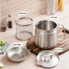 🎁TikTok Last Day Sale - 70% OFF🎉2-in-1 304 Stainless Steel Multifunctional Oil Strainer Pot