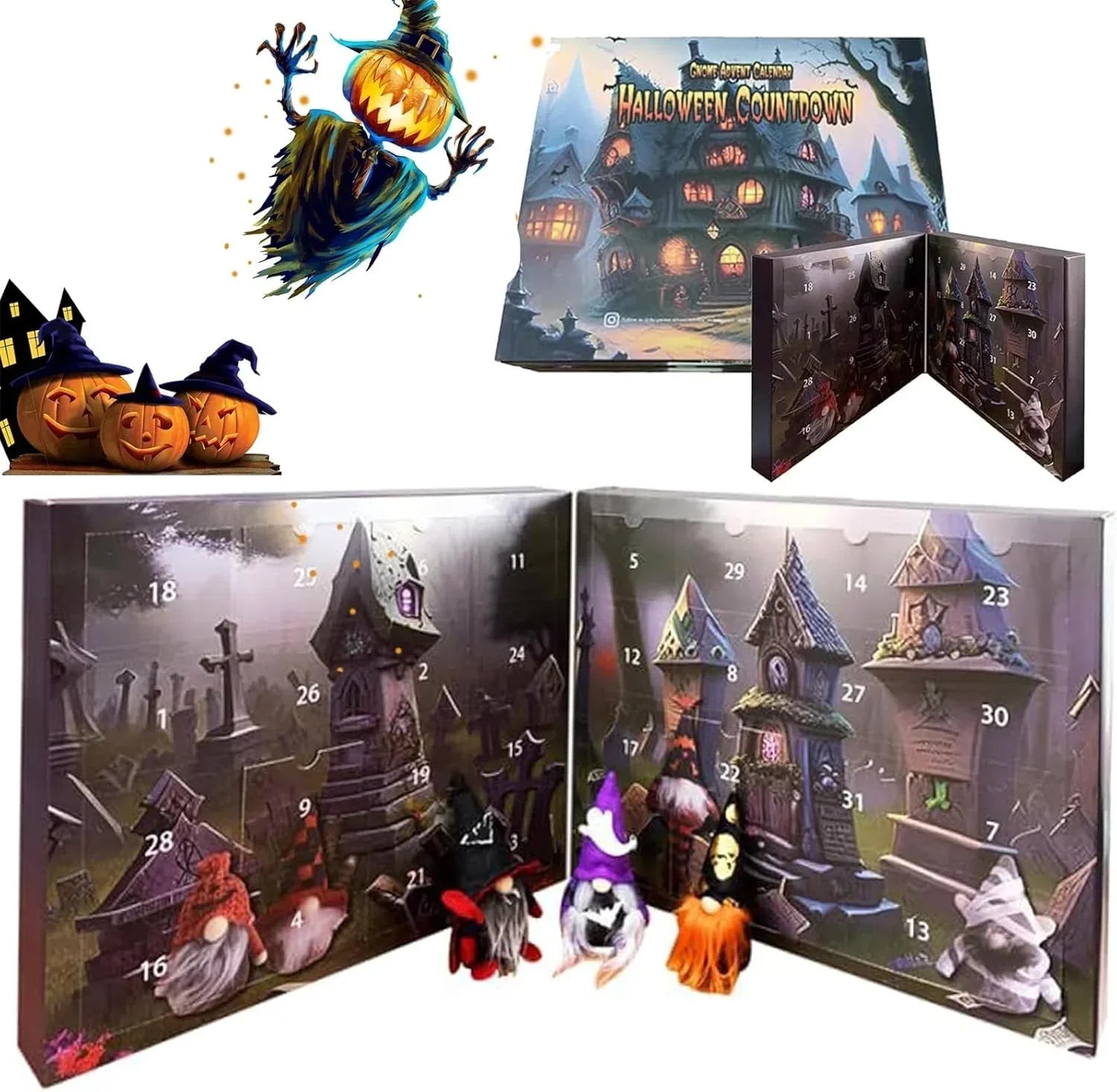 🎃Halloween promotion, don't miss it🎃🎅2024 Christmas Gnome Advent Calendar(free shipping) (20% off for 2 items, 30% off for 3 items!)