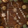 🎄TikTok Christmas Sale -70% OFF✨Winter New Year Party Supplies Set 🎅- Crystal Snowflake Ornaments For Christmas Tree