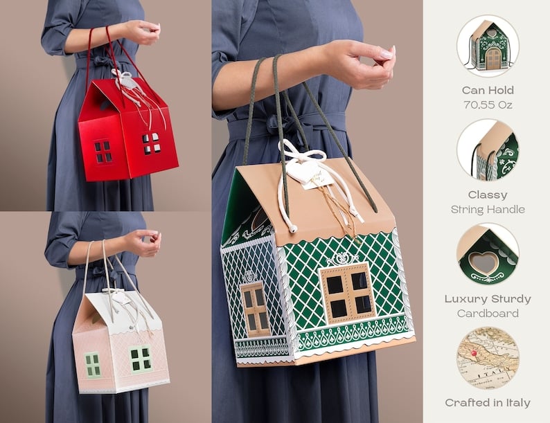 🎄 Weihnachten kommt früher 60% RABATT🎁Weihnachtswunderland-Cottage-Geschenkbox