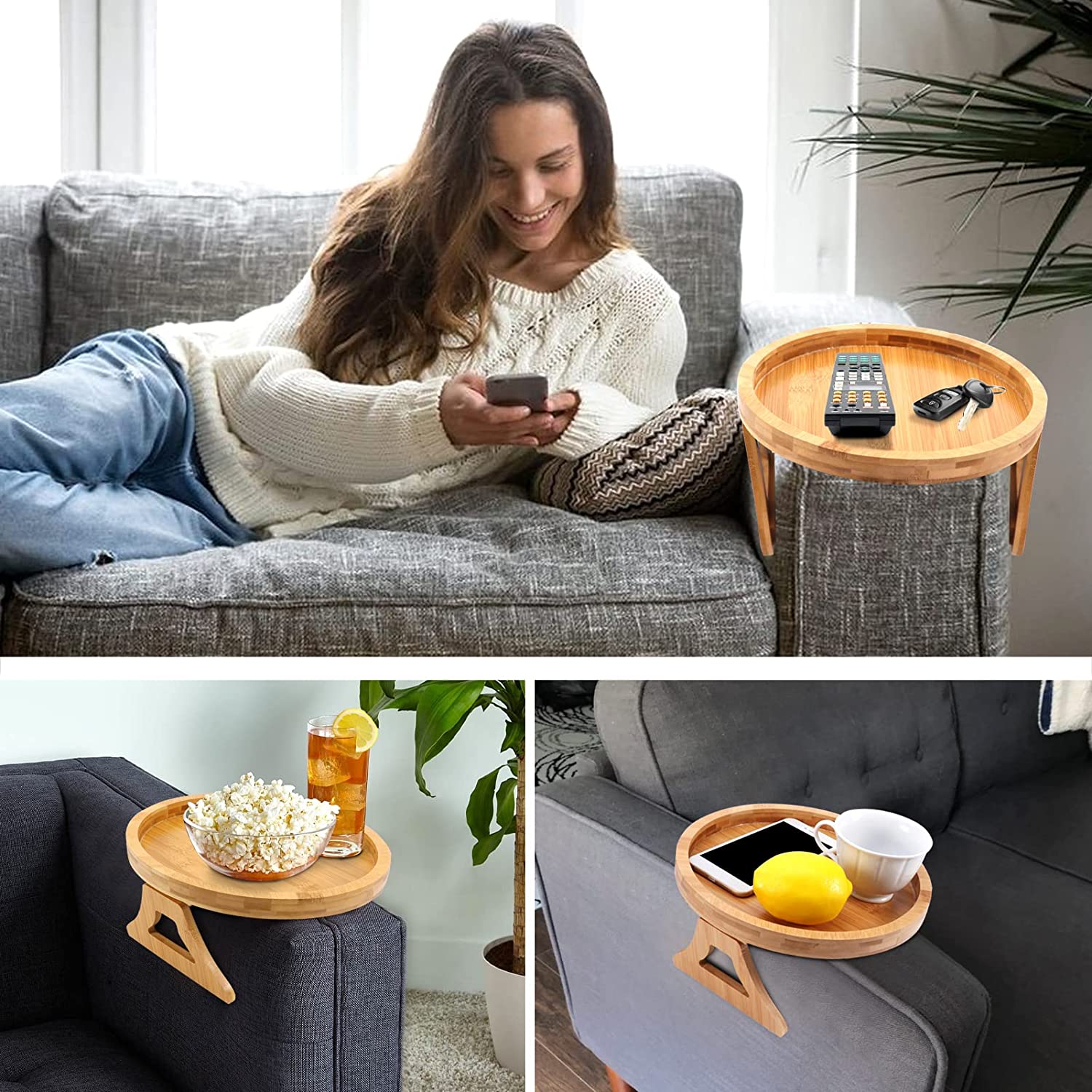 (🔥Last Day Promotion 50% OFF) 💕Sofa Armrest Tray