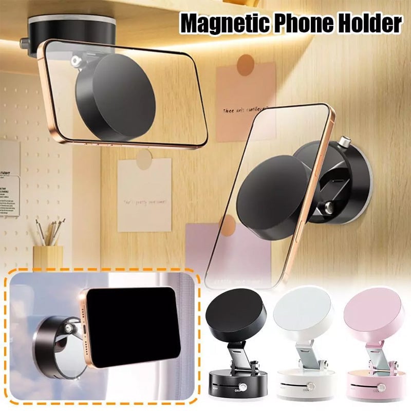 🔥LAST DAY 50% OFF🔥Foldable Portable Vacuum Magnetic Cell Phone Holder⚡️Buy 2 Free Shipping