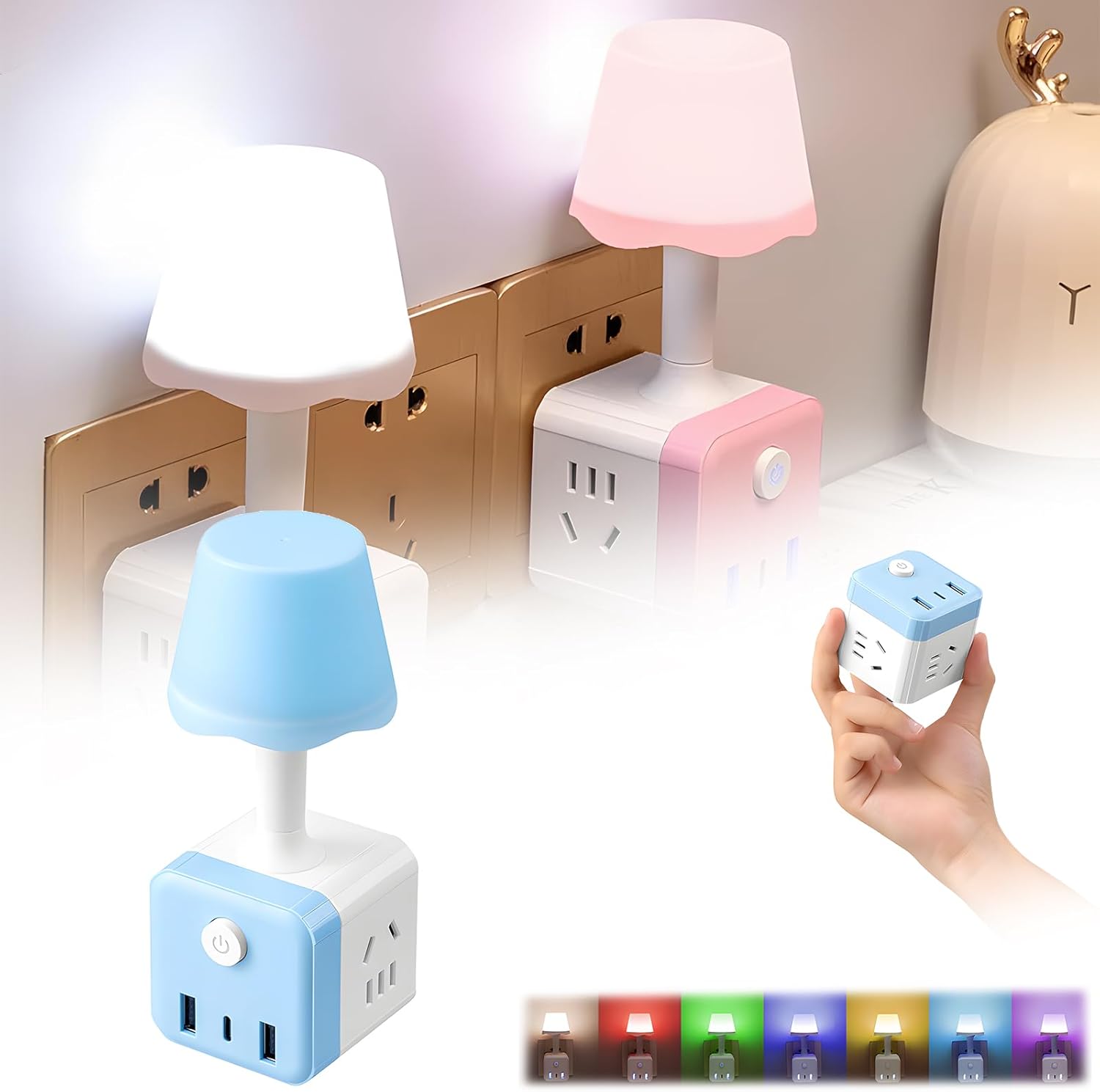 🎁TikTok Spring Last Day Promotion 48% OFF-🎁-LED Light Lamp with USB Adapter💡