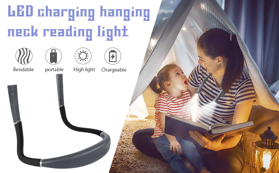 (🎁2023-Christmas Hot Sale🎁) - Three modes of Adjustable Neck Light - Use for reading, night walks, night repairs