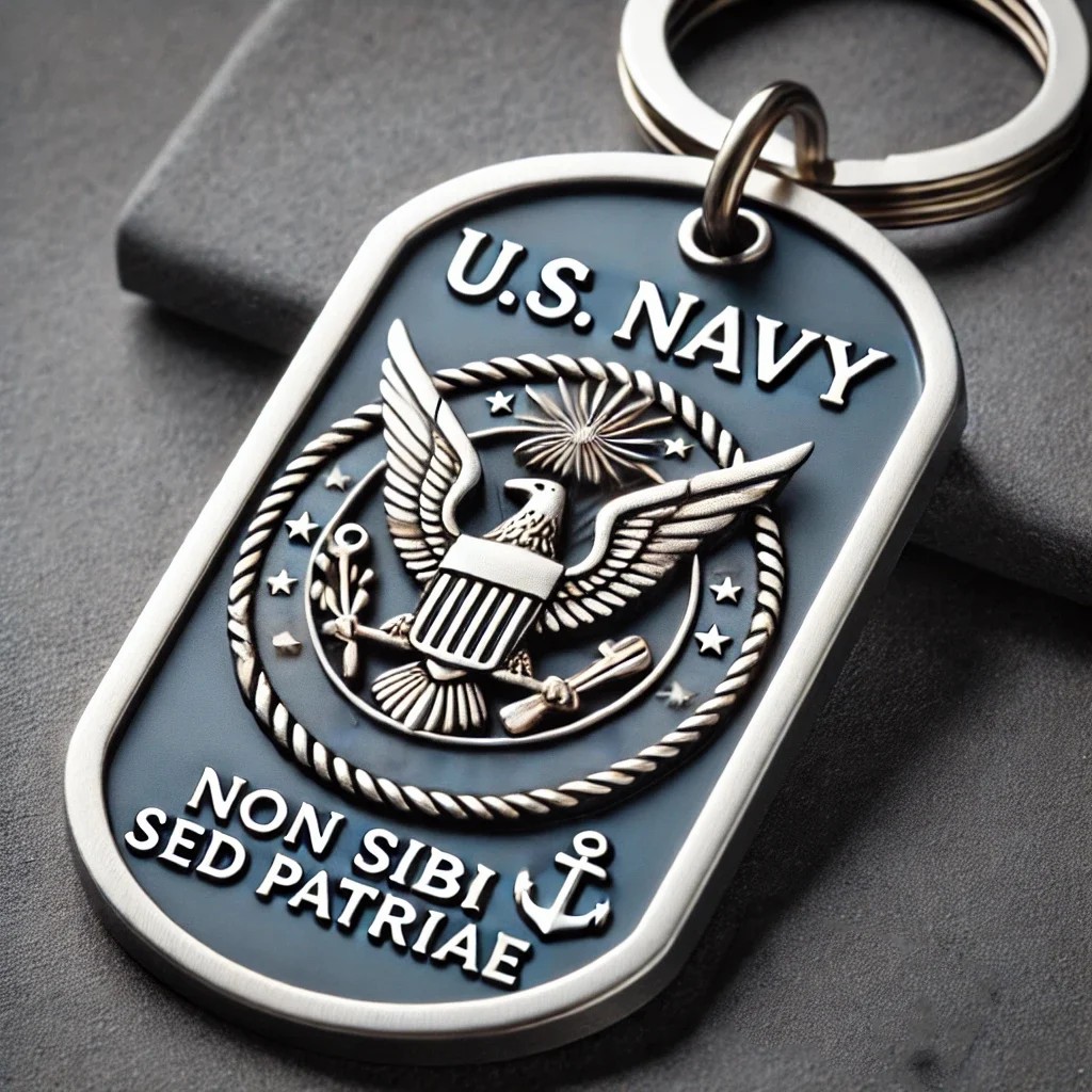 LAST DAY 50% OFF🔥Metal Military Motto Keychains-Buy 4 Free Shipping