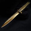 🌹 Handcrafted Rose-Inlaid Folding Blade