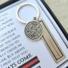 St. Florian Guardian Angel Keychain