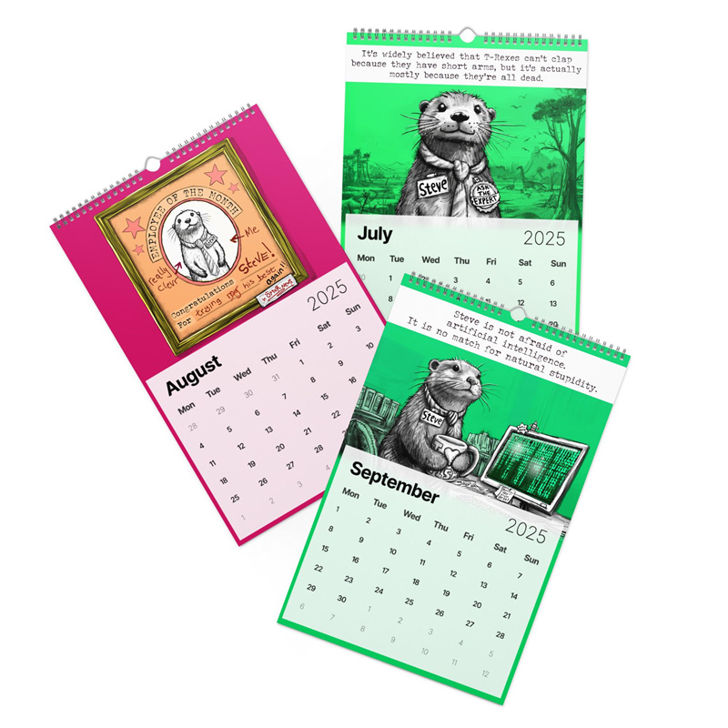 🎄Steve Wall Calendar✨