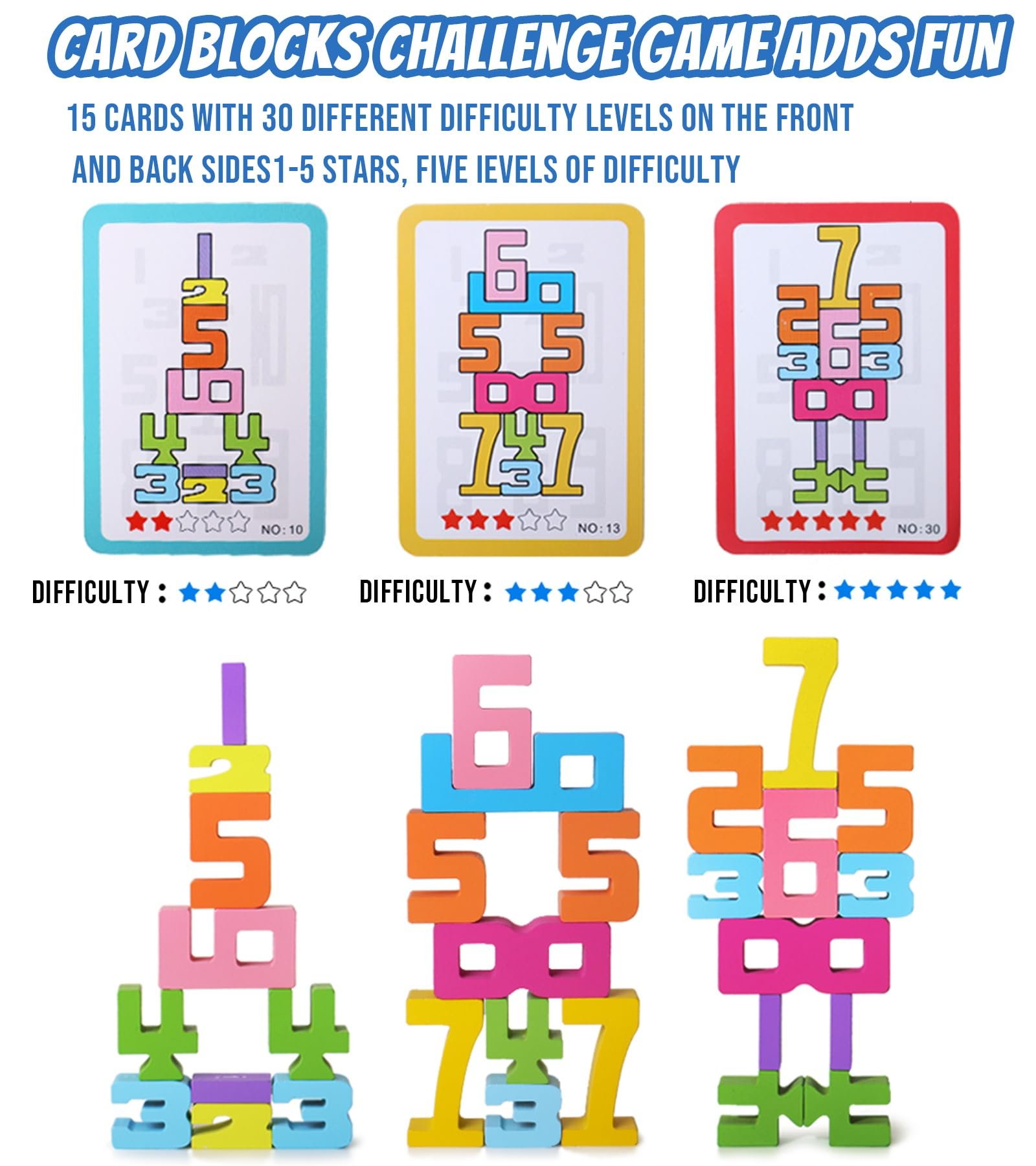 🥇Montessori-Inspired Wooden Number Building Blocks