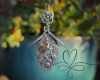The 1948 “Plantation” Birdhouse Necklace or Purse Charm • Made From Authentic Silver-Plated, Vintage Silverware