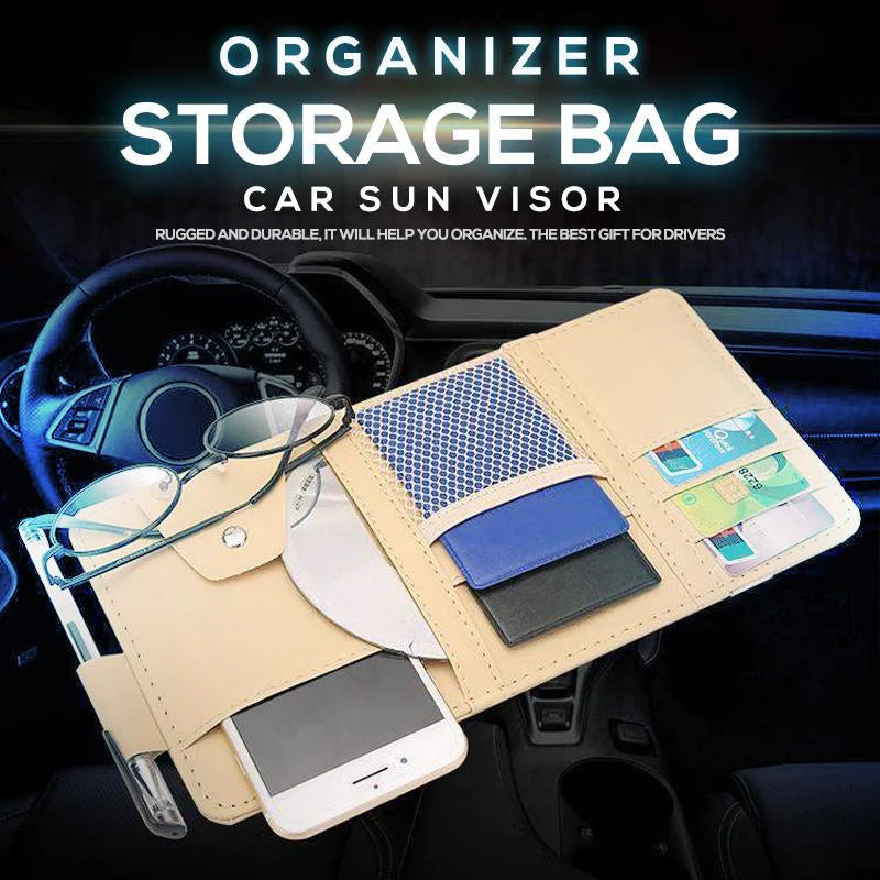 Tiktok Summer Sale🎉Car Sun Visor Organizer with Pockets