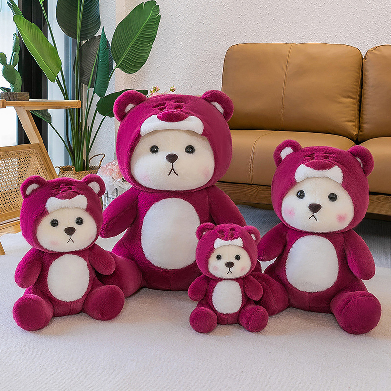 🔥Limited Time Sale 48% OFF🎉Strawberry Bear Plush-Buy 2 Get Free Shipping