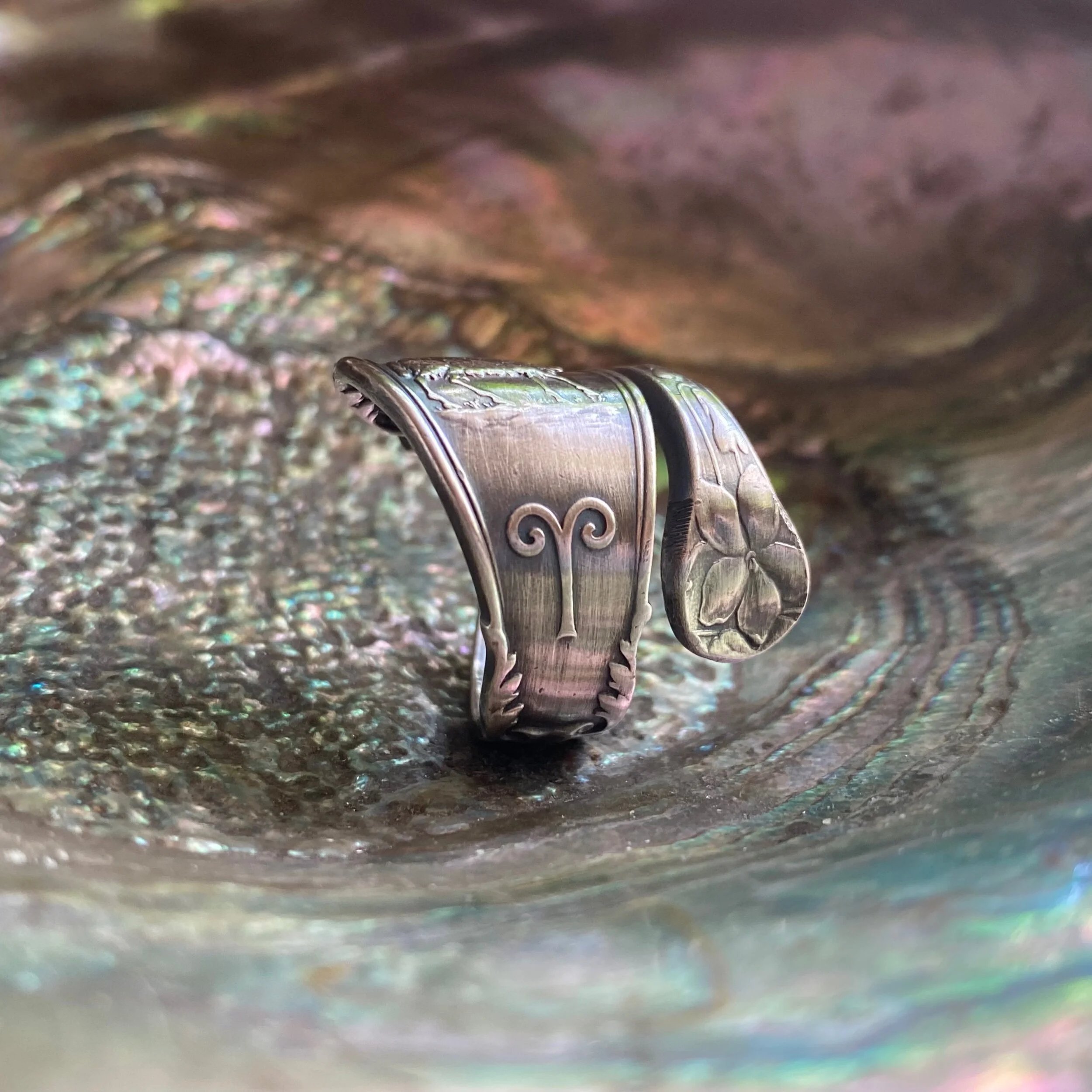 🔥LAST DAY 60% OFF✨Handcrafted Sterling Silver Spoon Ring - Made from Authentic Vintage Silver