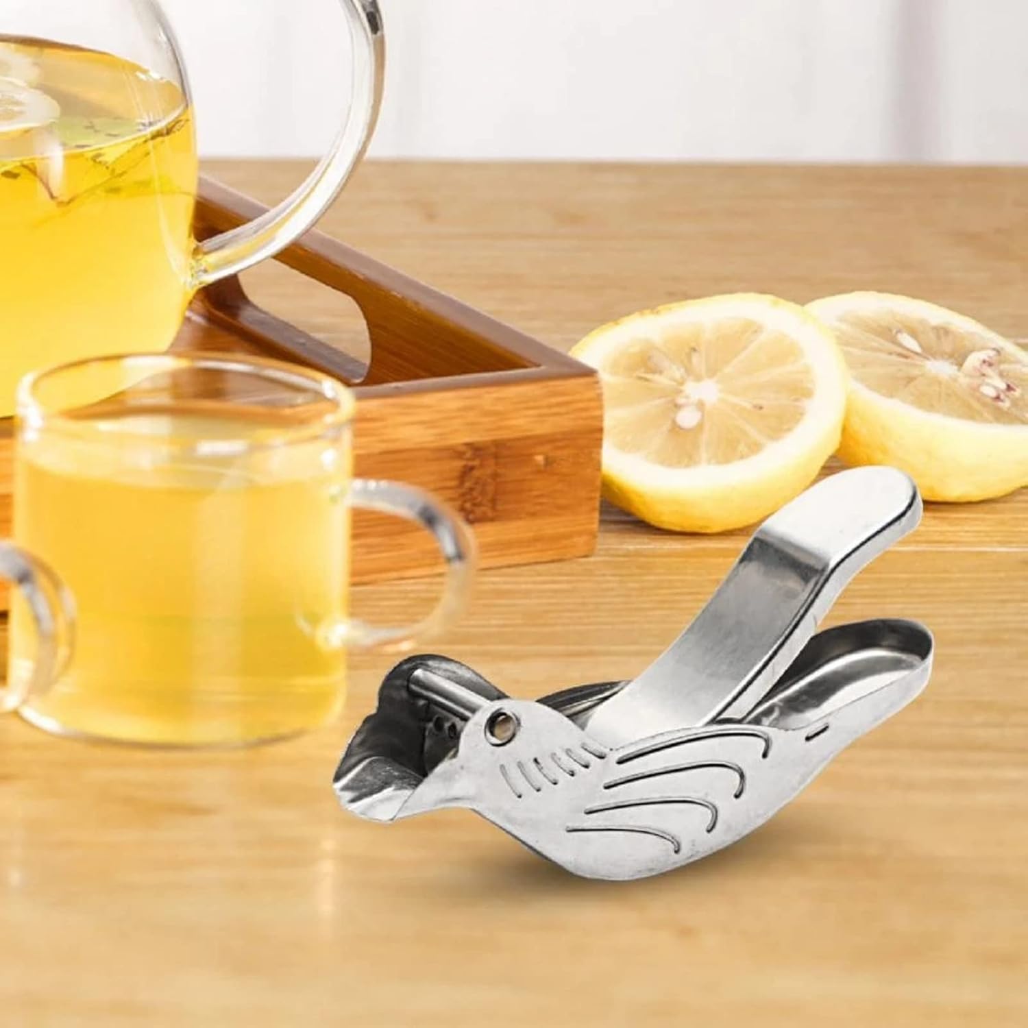 Manual Lemon Squeezer, Stainless Steel Bird Shape Lemon Extruder