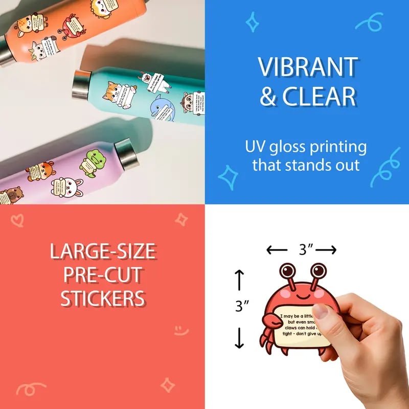 🔥Last Day 50% OFF - Positive Emotional Support Buddies Stickers