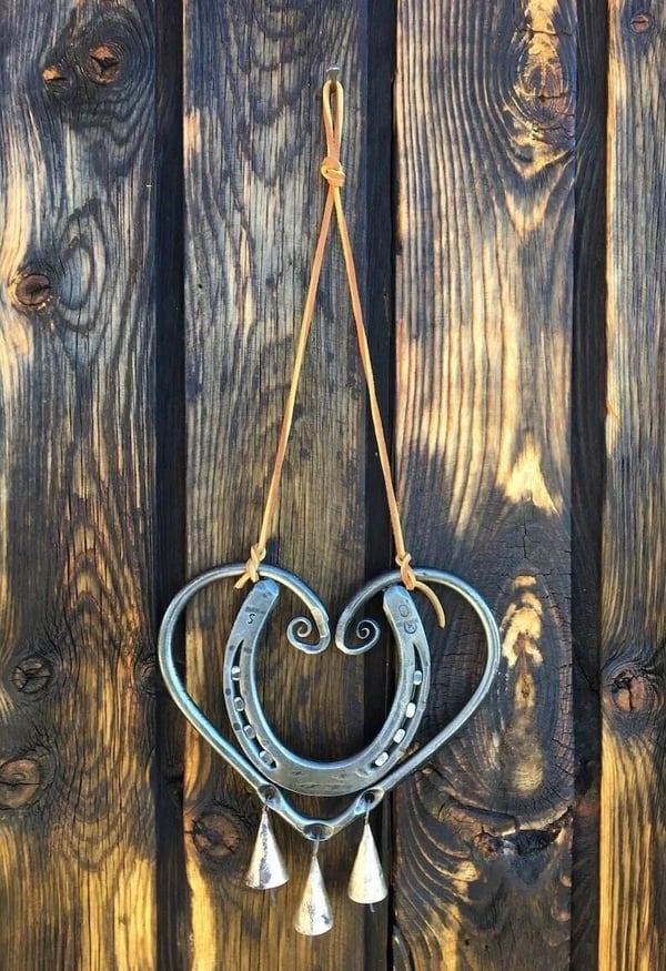 💖Handmade Lucky Love Wind Chime with Steel Nails