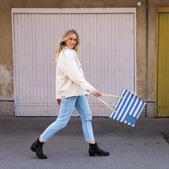 🔥Last Day Promotion - 50% OFF🎁Beach Tote Bag with Hidden Spout -Perfect for sneaky sips on the go! 🌴🍹