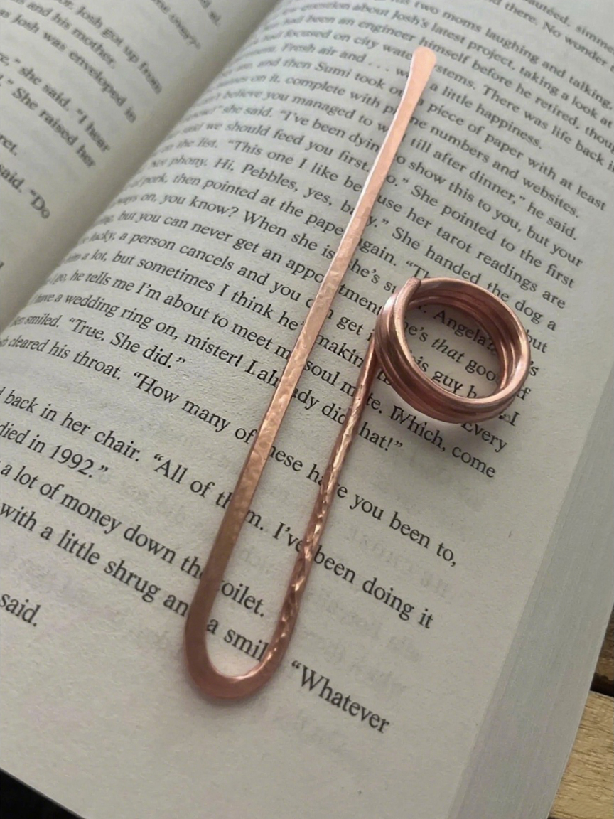 🔥Last Day 50% OFF - Book Holder Ring Bookmark