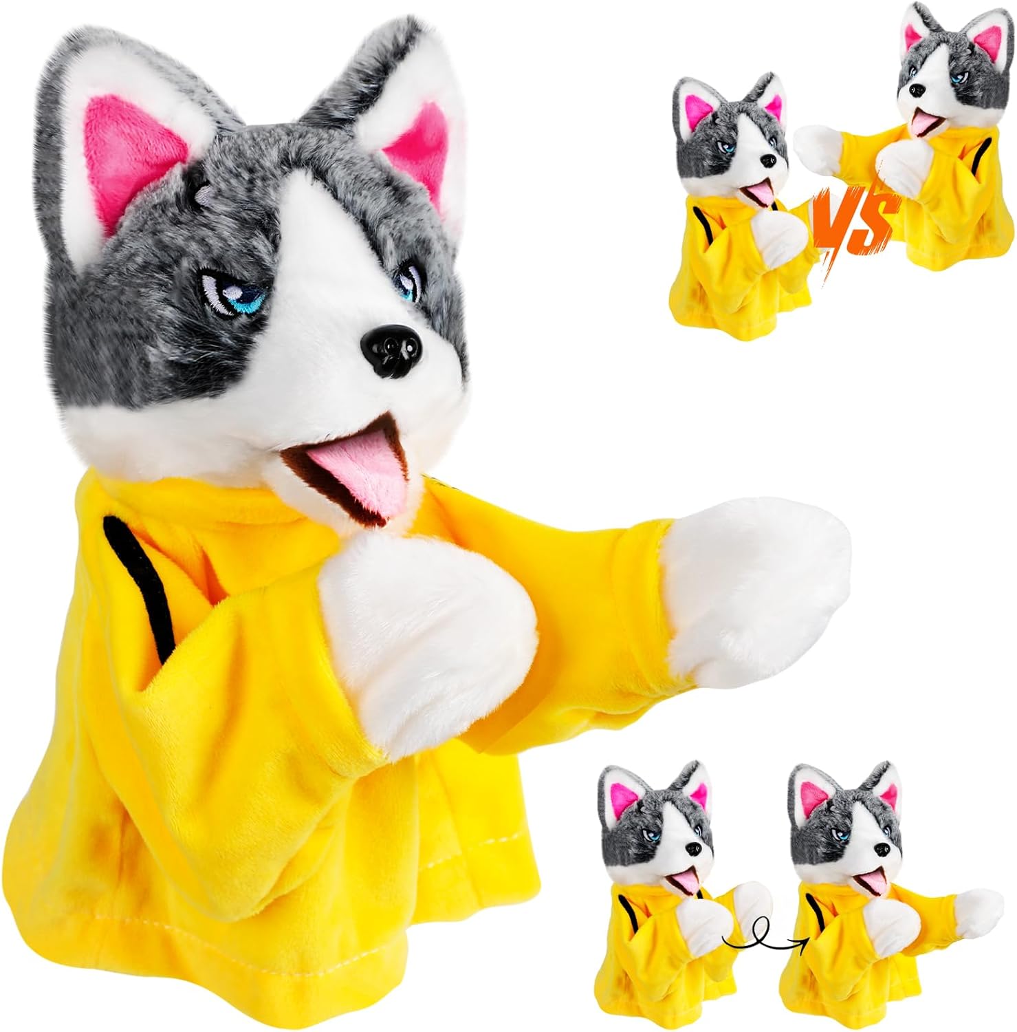 2024 New Kung Fu Dog & Husky Interactive Toy
