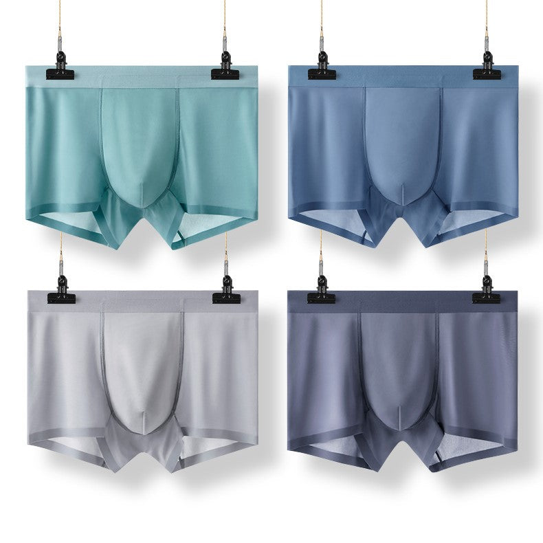 Ultra Thin Ice Silk Underpants for Men (Pack of 3 )