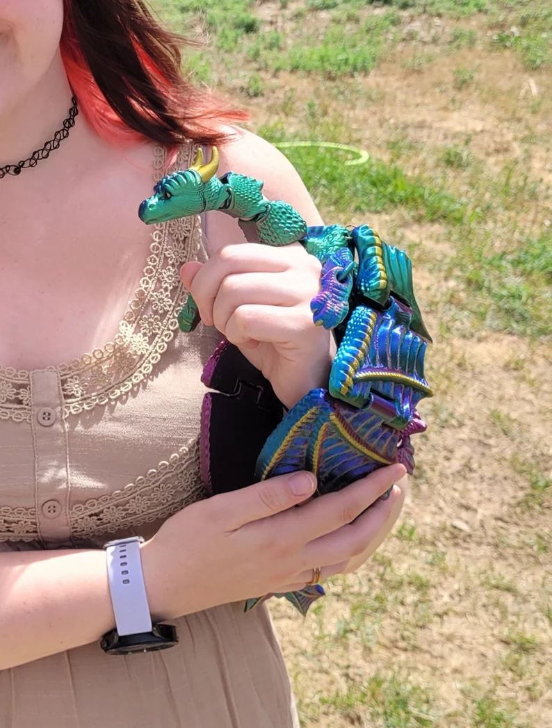 🐉3D Printed Dragon Hand Puppet