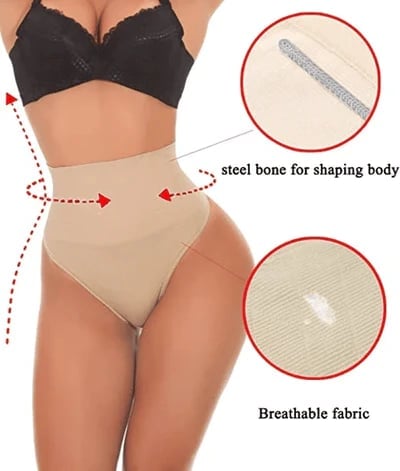 🔥Last Day Promotion 70% OFF-🔥-High Waist Tummy Control Thong 👗Unleash your beauty