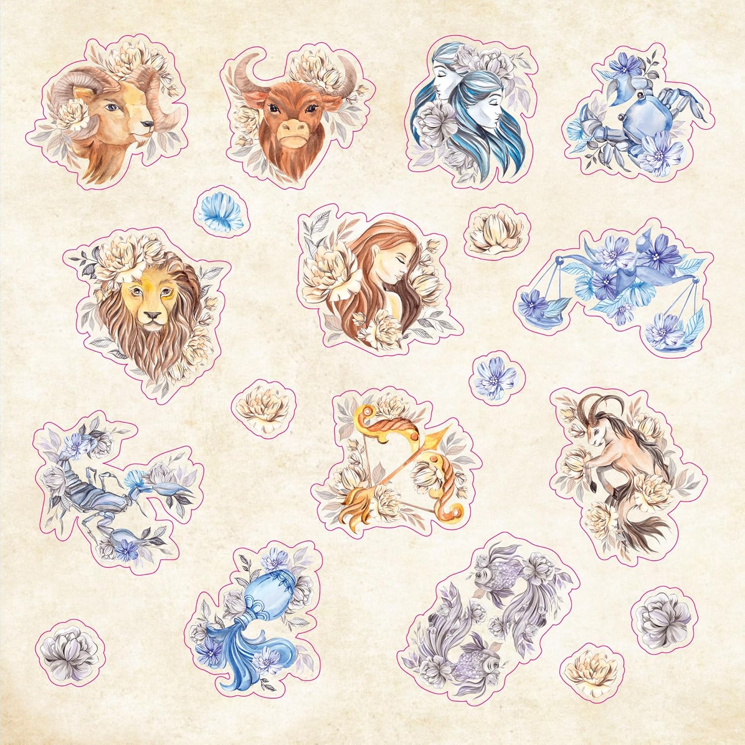 A COSMIC STICKER BOOK🌙✨ (over 900 stickers!)