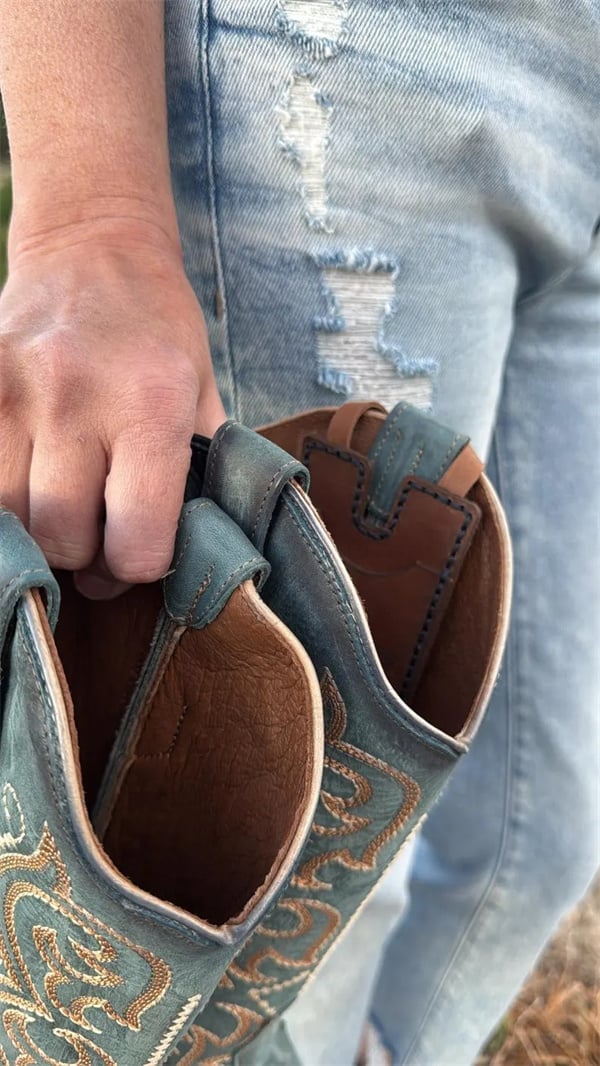 🎁TikTok Last Day Sale - 70% OFF🎉Western Boot Wallet with Snap Strap