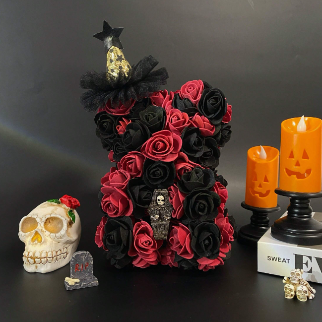 🔥Last Day Promotion - 60% OFF🎁🎃🌹🧸Halloween Eternal Rose Bear🧸