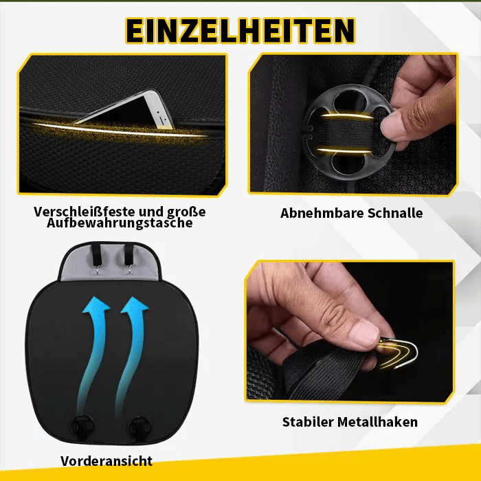🔥LETZTER TAG 49 % RABATT🔥Atmungsaktive und rutschfeste Autositzbezüge aus Eisseide