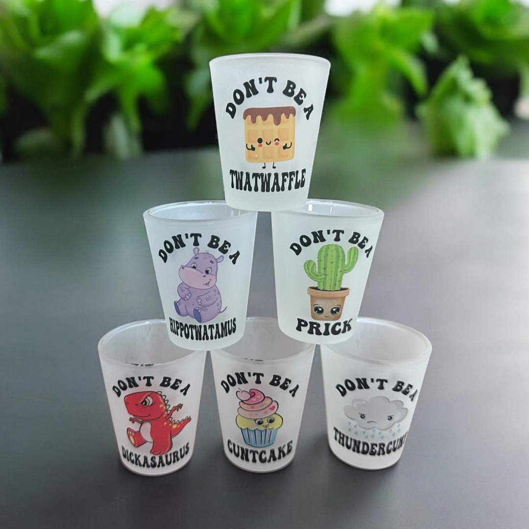 Offensive Cute Shot Glasses