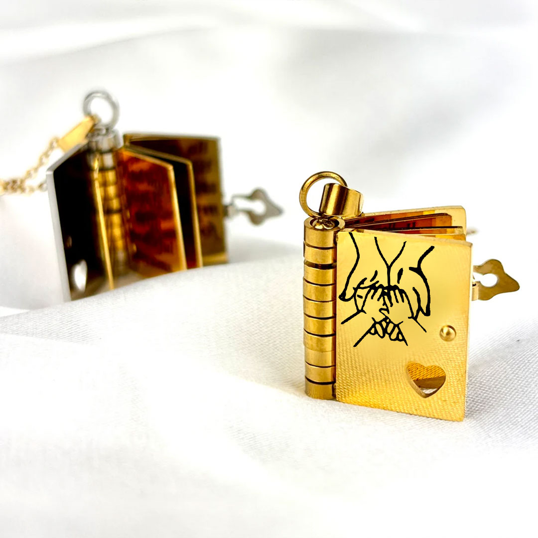 ⏰LAST DAY SALE 50% OFF - For Daughter - My Incredible Daughter Book Necklace