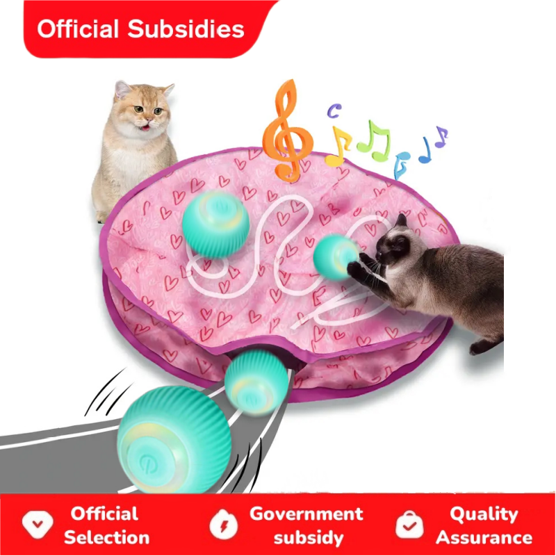 🔥Government subsidies - Enjoy 49% off 🔥2 in 1 Simulated Interactive hunting cat toy