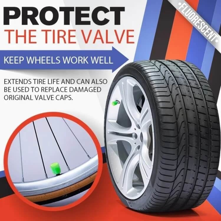 🎁TikTok Last Day Sale - 70% OFF🚗Glow-in-the-Dark Tire Caps 💡
