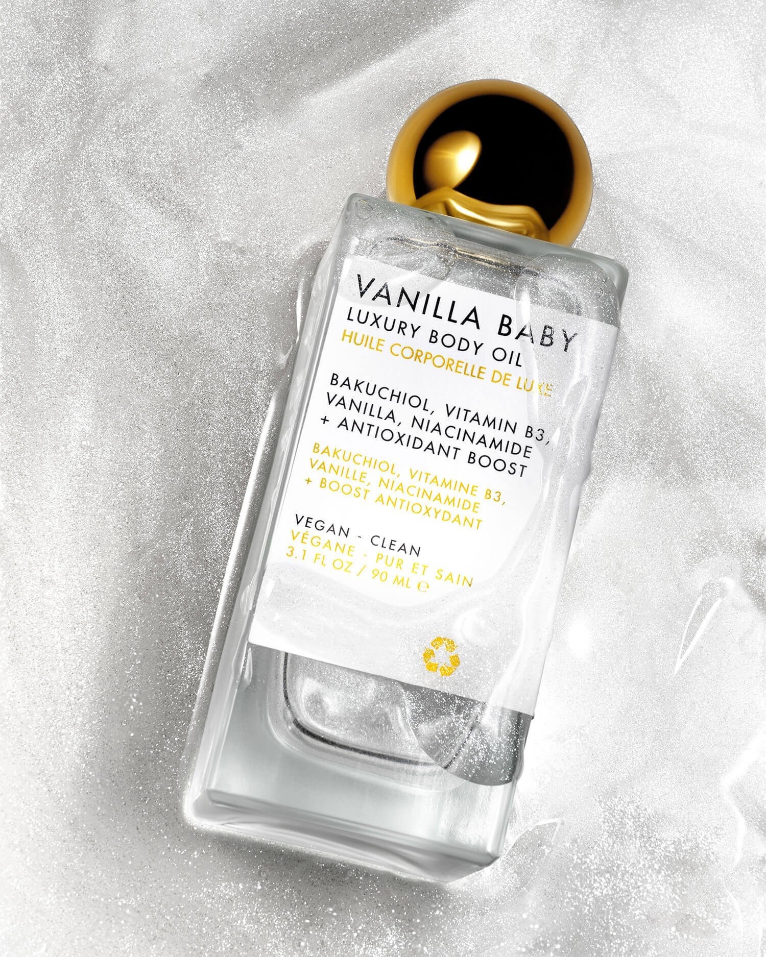 🌿Vanilla Baby Luxury Body Oil - Warm Vanilla Caramel Scent