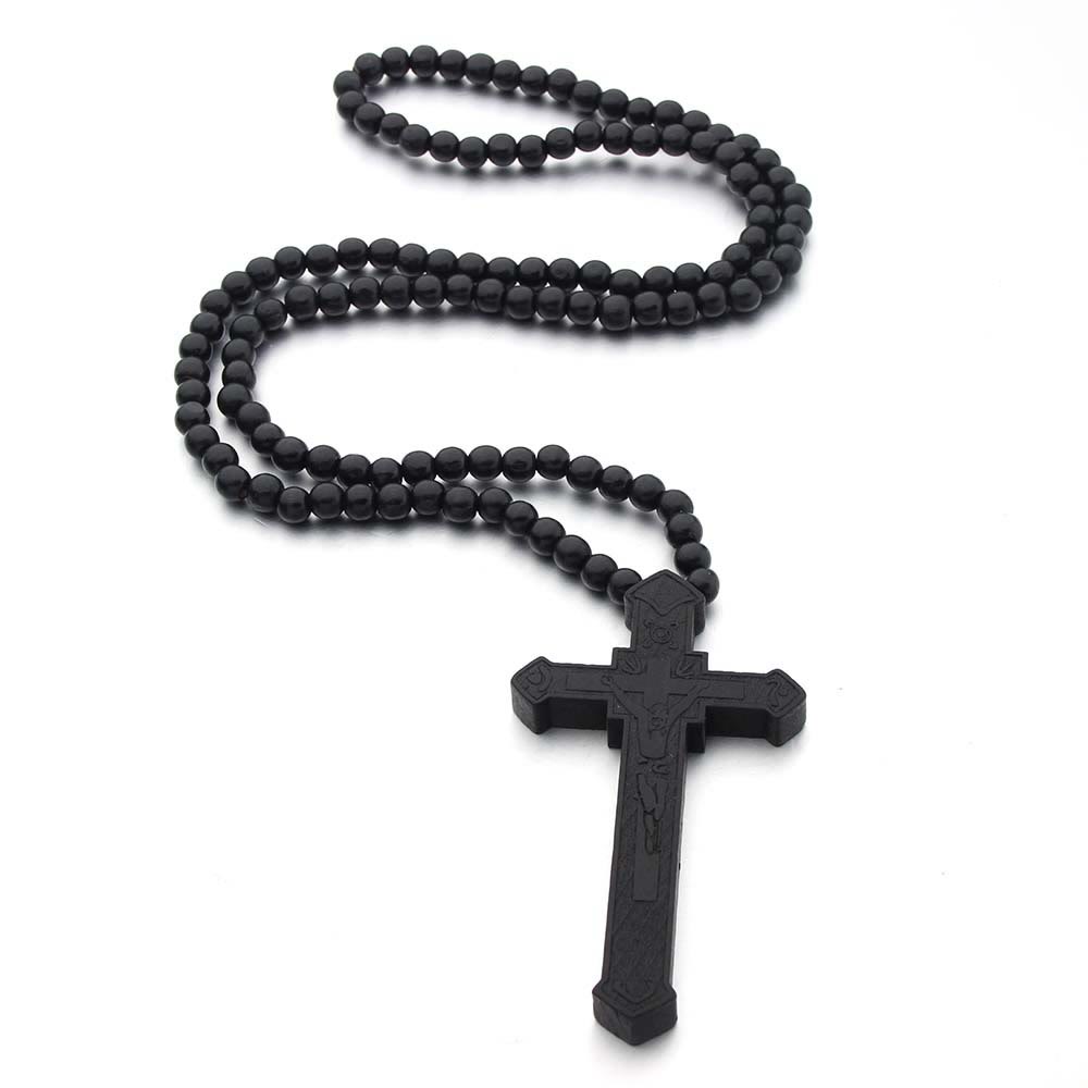 ✝️100% Handmade Jesus Cross Wooden Necklace(𝐉𝐚𝐜𝐤 𝐌𝐢𝐥𝐥𝐞𝐫 𝐇𝐚𝐧𝐝𝐦𝐚𝐝𝐞®)