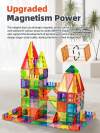 🔥LAST DAY SALE 49% OFF-100PCS Magnetic Tiles Set with 2 Cars, Magnetic Building Tiles