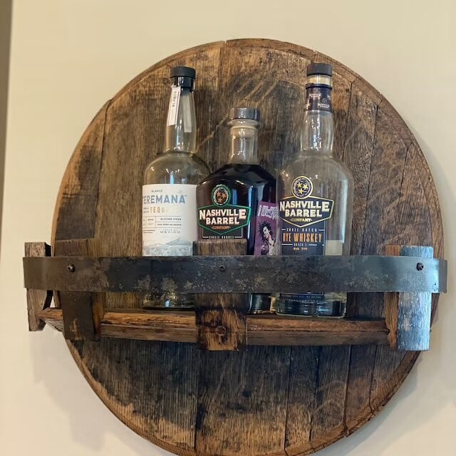 🎁2024 New Year Hot Sale🎁 🔥 48% OFF -Bourbon whiskey barrel shelf🥃