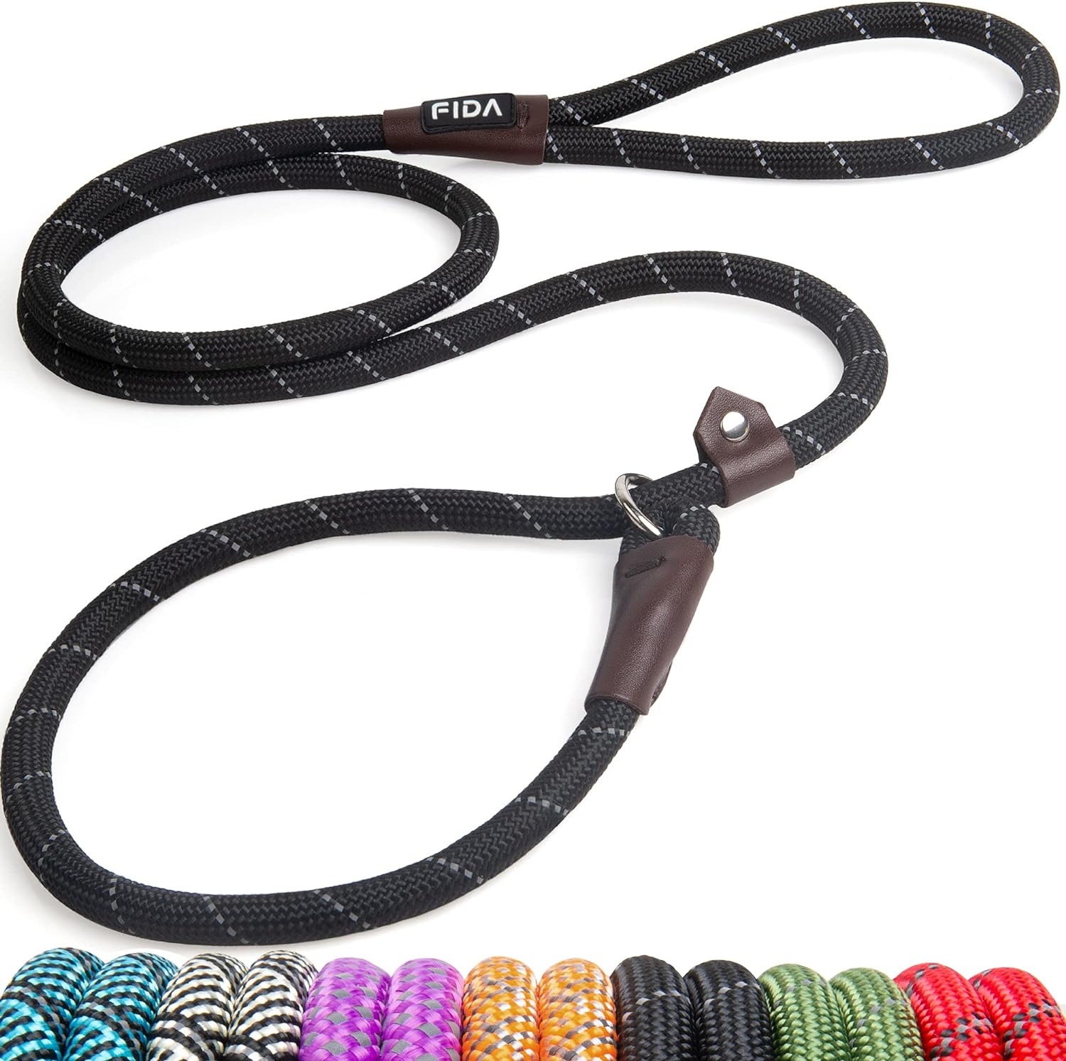 Fida Durable Slip Lead Dog Leash, 6 FT x 1/2