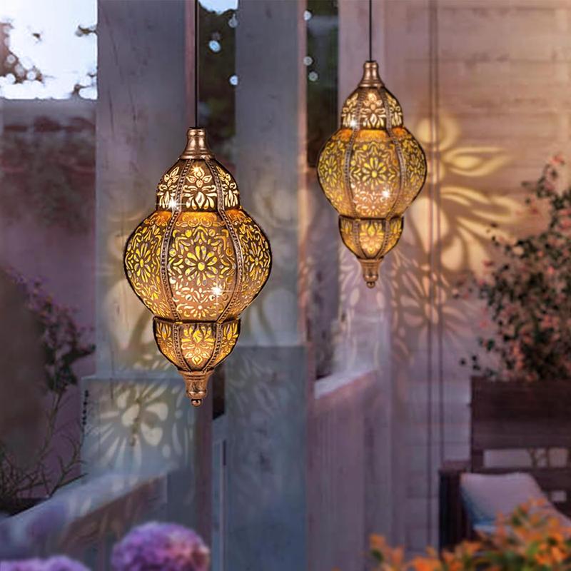 🌙Moroccan Style Artisan Solar Lights Outdoor - IPX44 waterproof✨