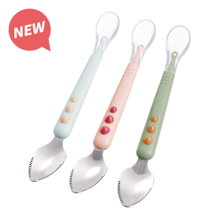 (🌹2022 Mother's Day Promotion 48% OFF) Baby Fruit Mud Spoon - 🔥Buy 2 Get 1 free