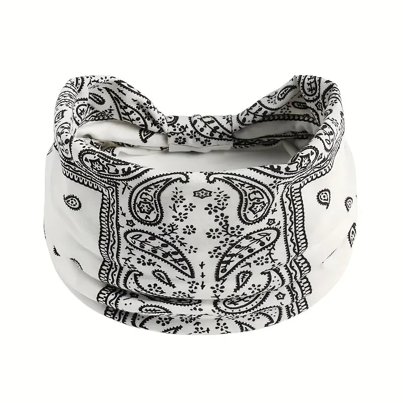 🎁TikTok Last Day Sale - 70% OFF🔥 -Boho Paisley Printed Wide HeadBand🥰