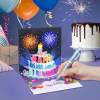 Birthday Pop-Up Card with Candle & Music