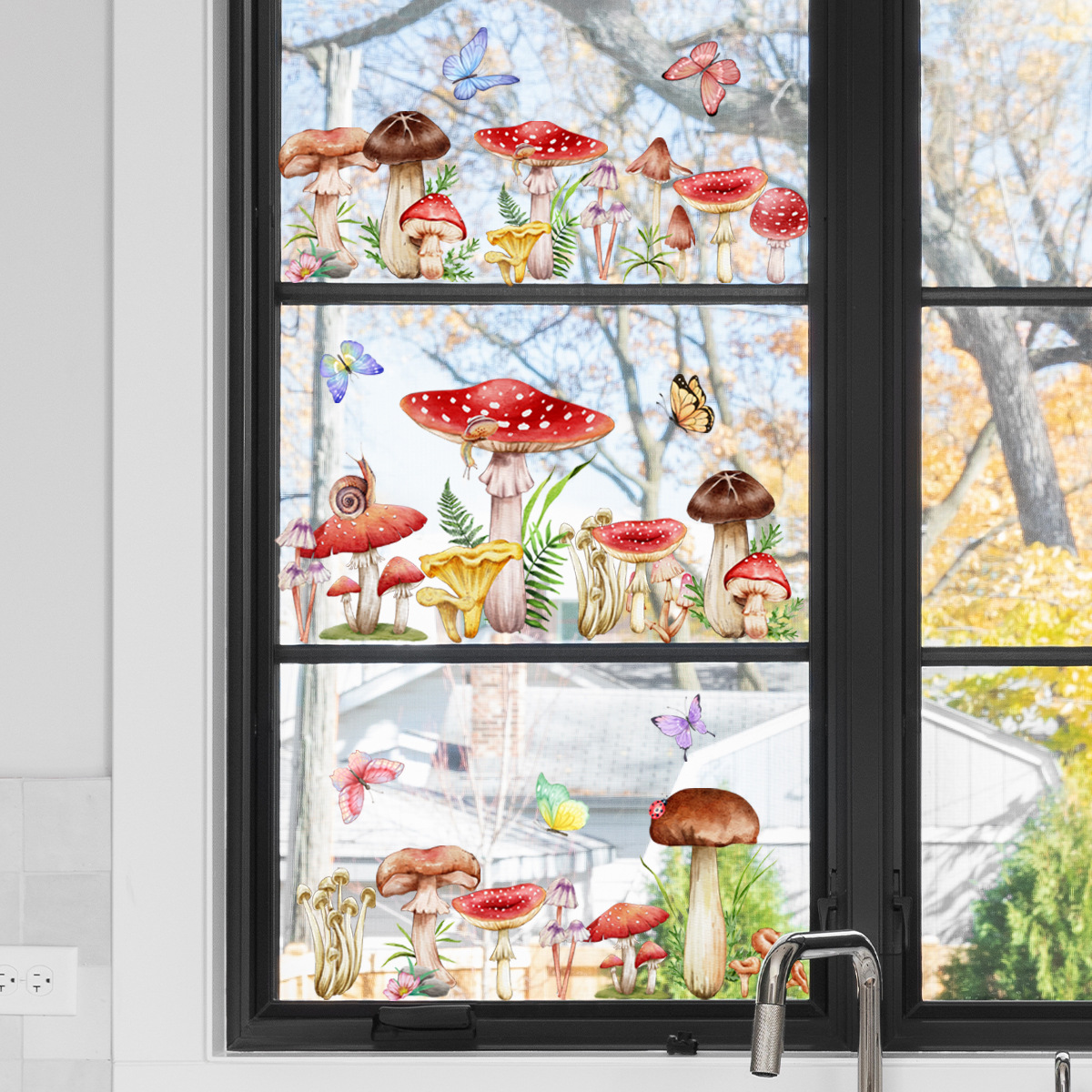 🔥Early Autumn Promotion !!! - 💝Colorful Floral Bouquet Window Sticker