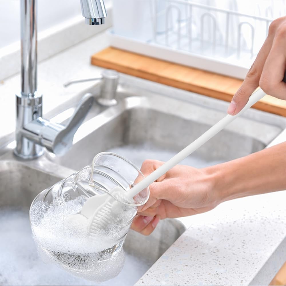 🍂TikTok Fall Mega Sale - 70% OFF🎉360° Silicone Bottle Cleaning Brush with Long Handle