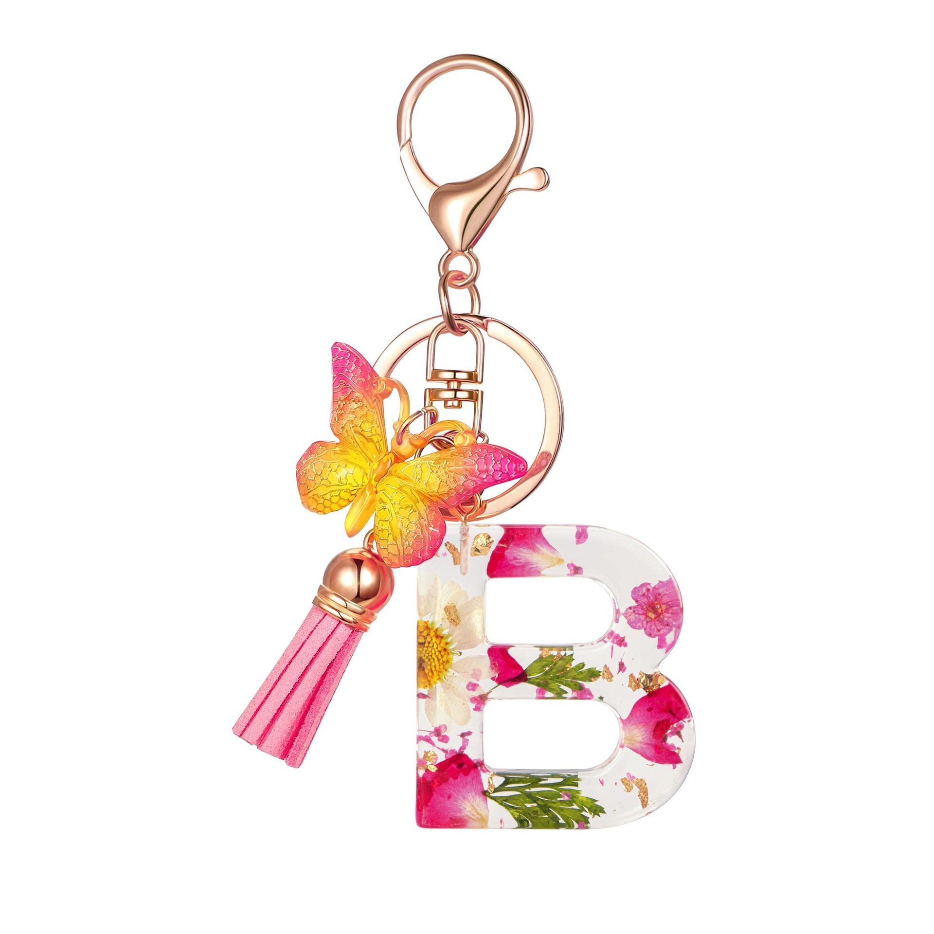 🎁TikTok Last Day Sale - 70% OFF🔥Initial Letter Keychains🦋