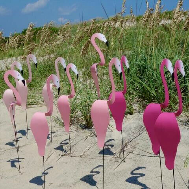 🔥Limited Time Sale 48% OFF🎉Pink Flamingo Yard Ornament Decorations