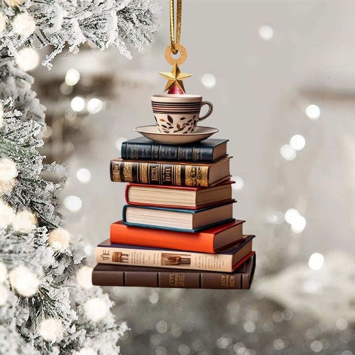 🌲Early Christmas Sale 50% OFF🎁Book Tree Ornament - Perfect Gift For Book Lovers